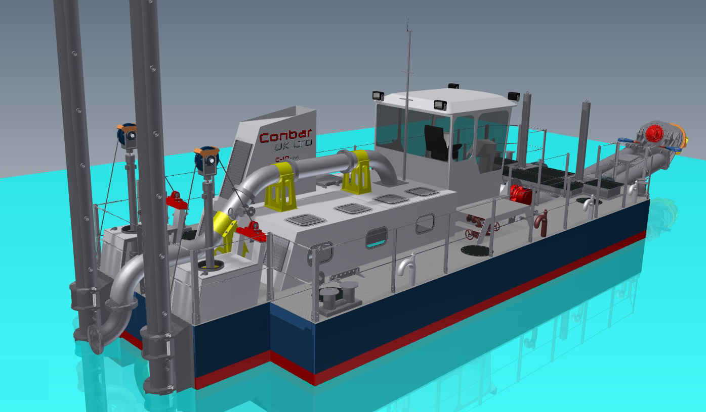 self propelled marina dredger 5